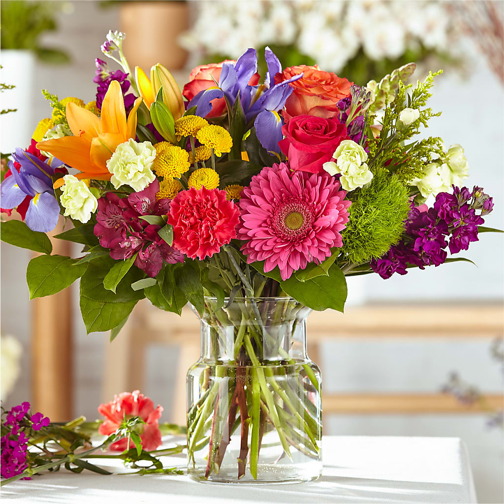 Bold & Bright – A Florist Original – BUSSE AND RIECK FLOWERS PLANTS & GIFTS, Kankakee IL