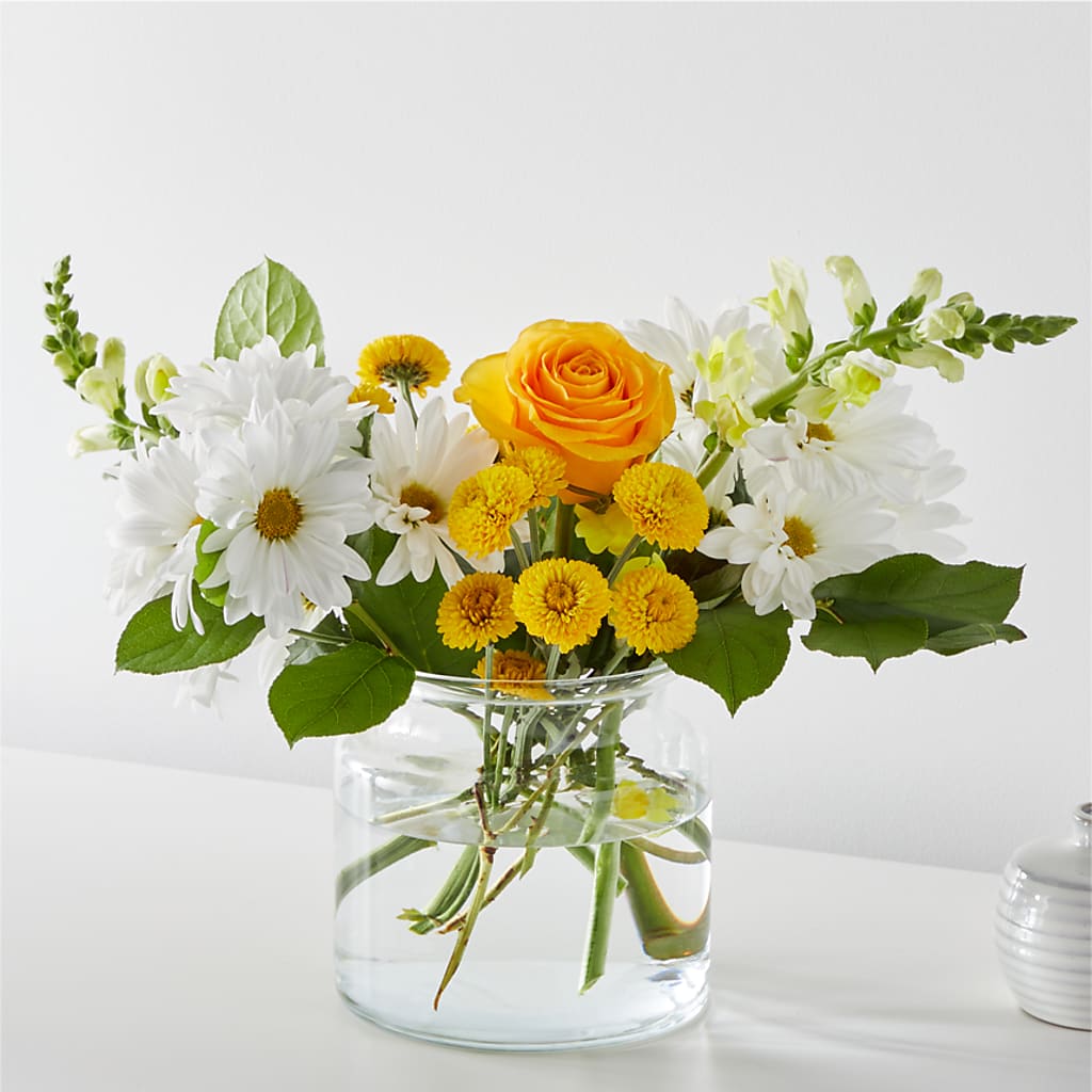 Sun Salutation Bouquet – BUSSE AND RIECK FLOWERS PLANTS & GIFTS, Kankakee IL