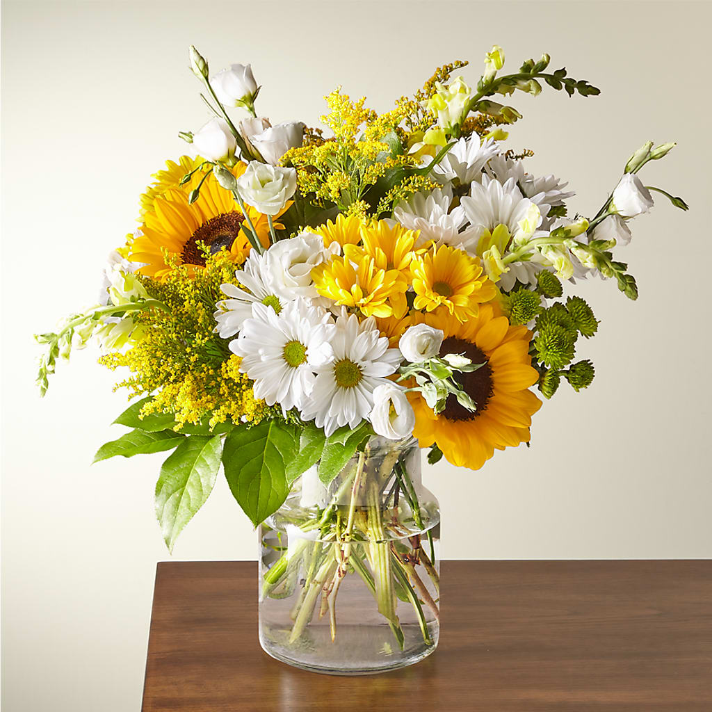 Hello Sunshine Bouquet – BUSSE AND RIECK FLOWERS PLANTS & GIFTS, Kankakee IL