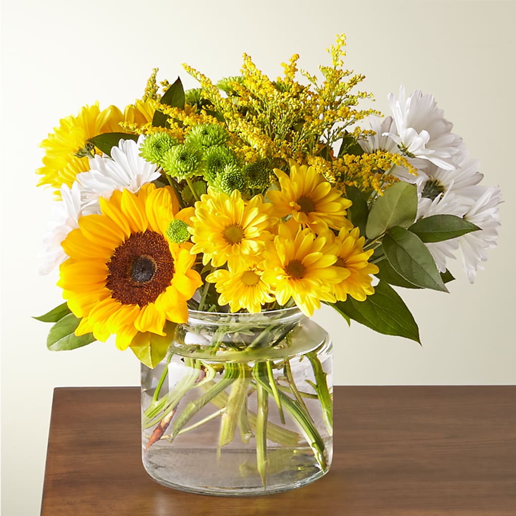 Hello Sunshine Bouquet – BUSSE AND RIECK FLOWERS PLANTS & GIFTS, Kankakee IL