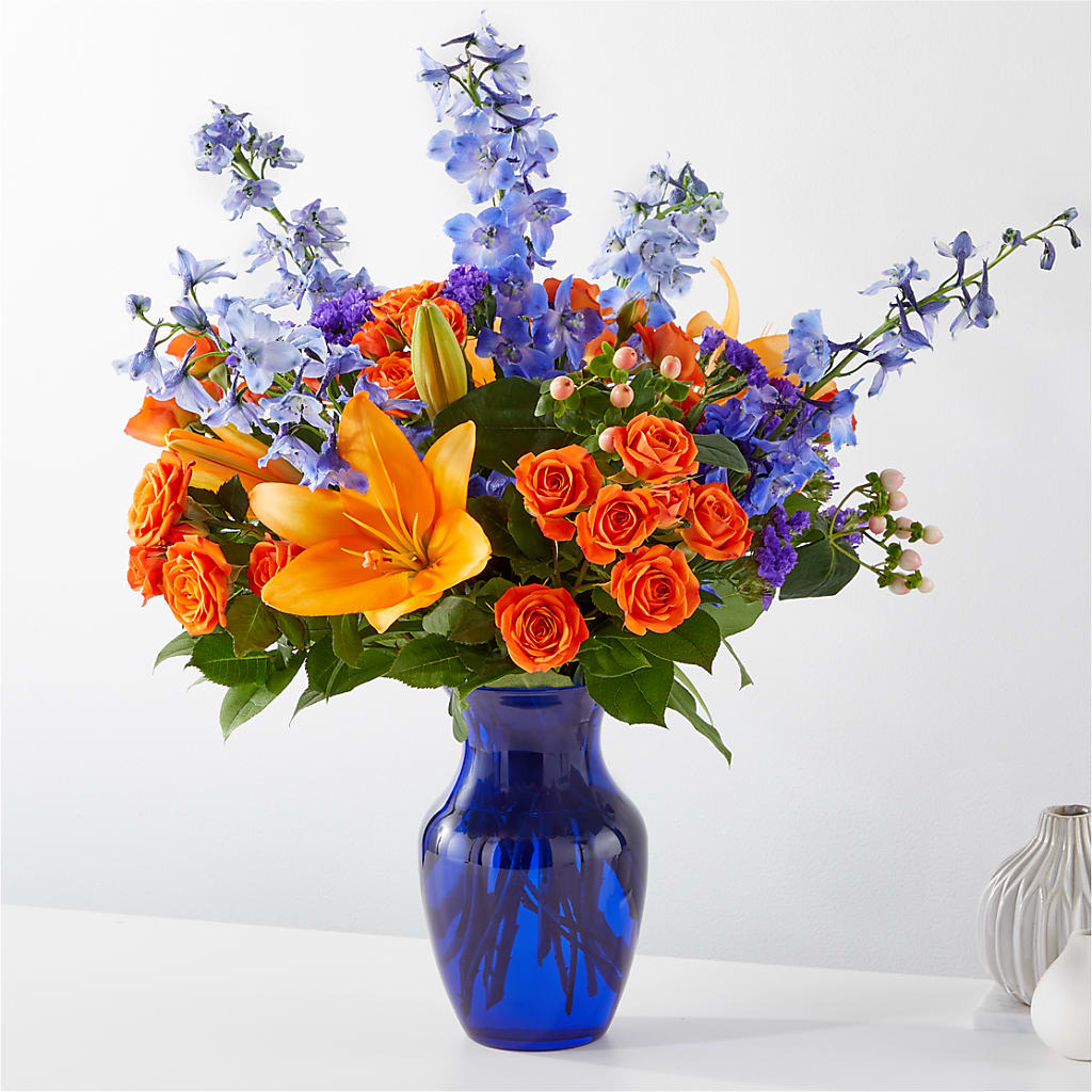 Radiant Citrus Bouquet – BUSSE AND RIECK FLOWERS PLANTS & GIFTS, Kankakee IL
