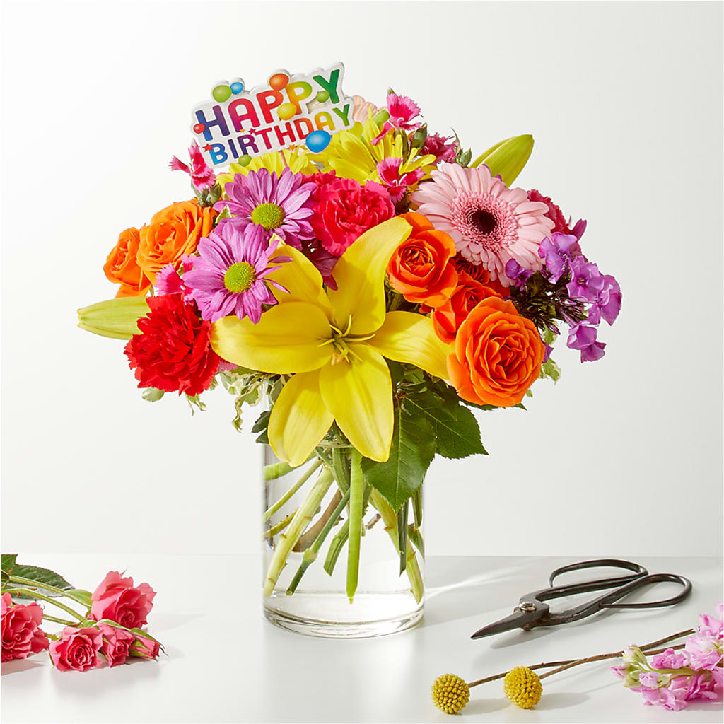 Cue the Confetti - A Florist Original – BUSSE AND RIECK FLOWERS PLANTS & GIFTS, Kankakee IL