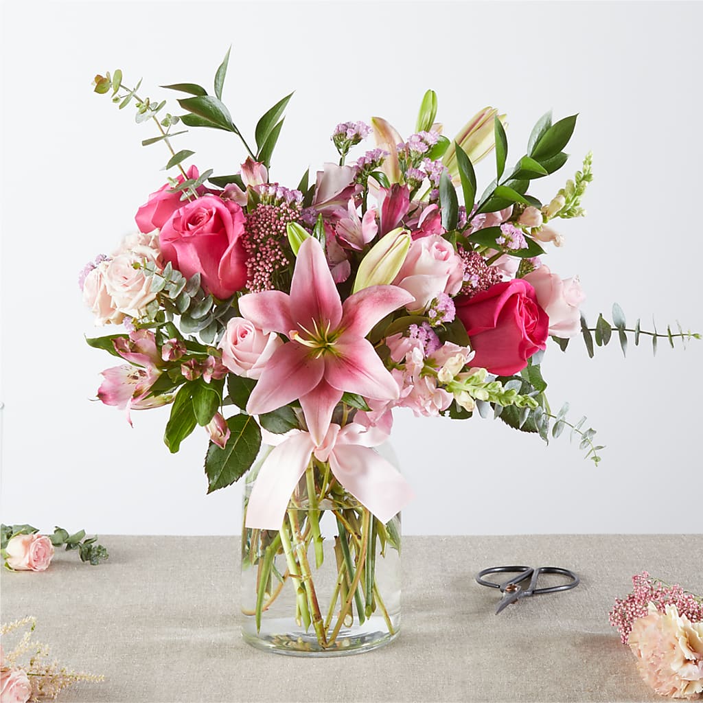 Pink Ribbon - A Florist Original – BUSSE AND RIECK FLOWERS PLANTS & GIFTS, Kankakee IL