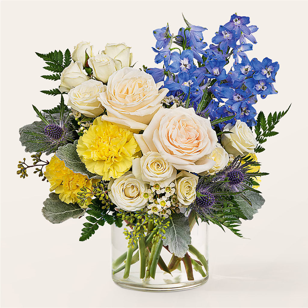 Lemon Sorbet Bouquet – BUSSE AND RIECK FLOWERS PLANTS & GIFTS, Kankakee IL