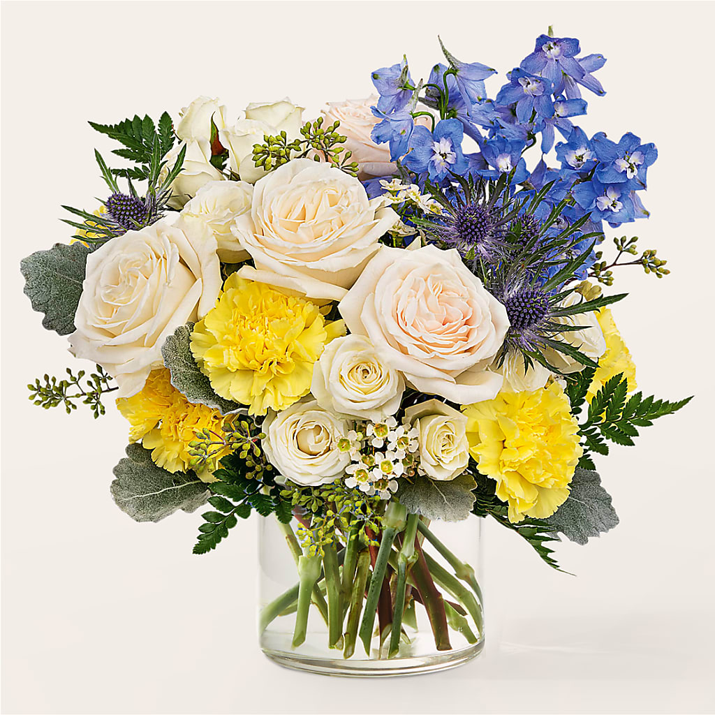 Lemon Sorbet Bouquet – BUSSE AND RIECK FLOWERS PLANTS & GIFTS, Kankakee IL