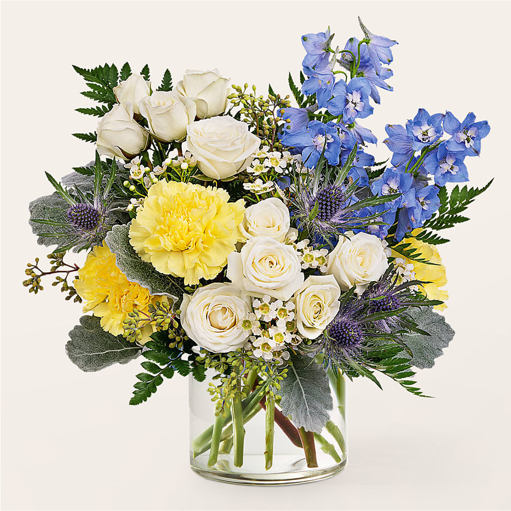 Lemon Sorbet Bouquet – BUSSE AND RIECK FLOWERS PLANTS & GIFTS, Kankakee IL