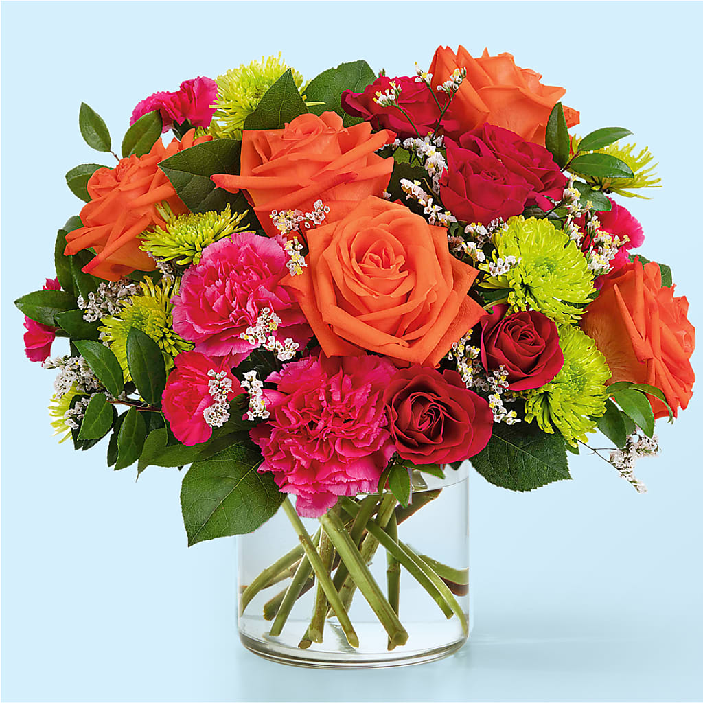 Colorful Carnival Bouquet – BUSSE AND RIECK FLOWERS PLANTS & GIFTS, Kankakee IL