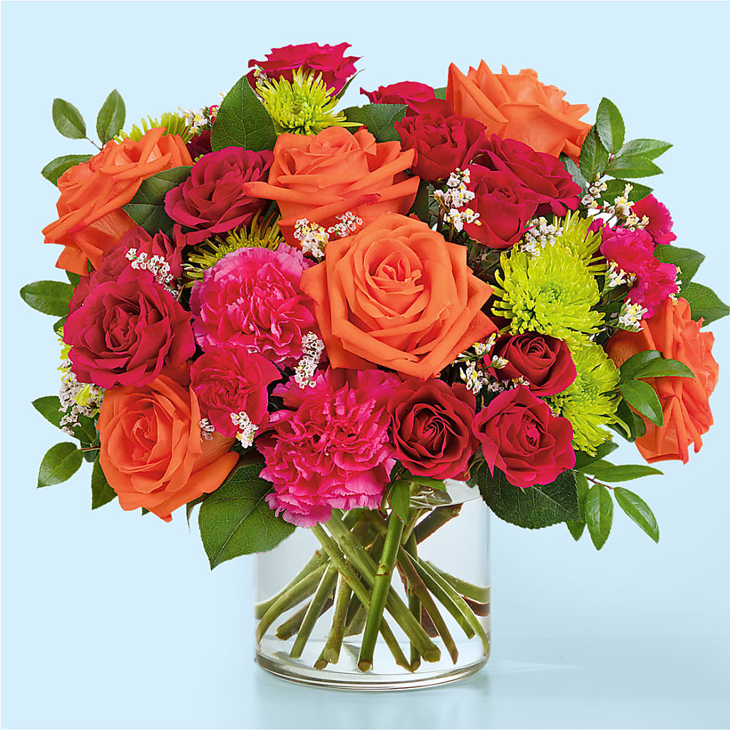 Colorful Carnival Bouquet – BUSSE AND RIECK FLOWERS PLANTS & GIFTS, Kankakee IL