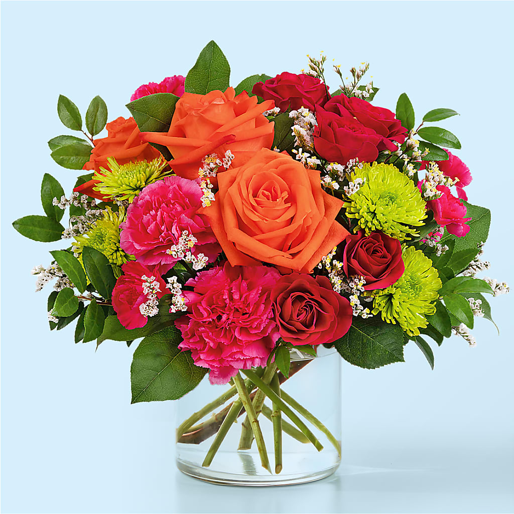 Colorful Carnival Bouquet – BUSSE AND RIECK FLOWERS PLANTS & GIFTS, Kankakee IL