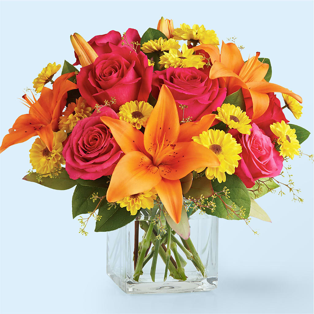 Neon Lights Bouquet – BUSSE AND RIECK FLOWERS PLANTS & GIFTS, Kankakee IL