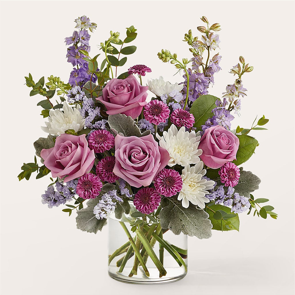 Violet Frost Bouquet – BUSSE AND RIECK FLOWERS PLANTS & GIFTS, Kankakee IL