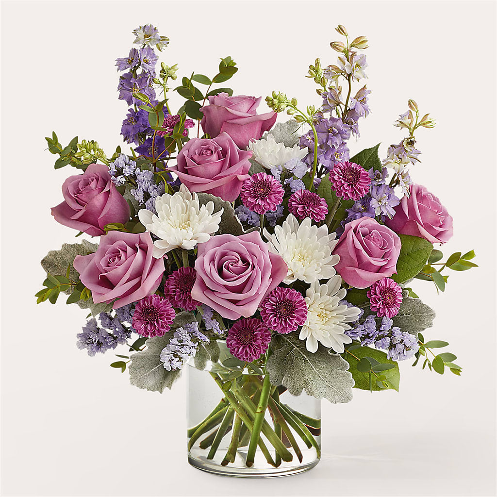 Violet Frost Bouquet – BUSSE AND RIECK FLOWERS PLANTS & GIFTS, Kankakee IL