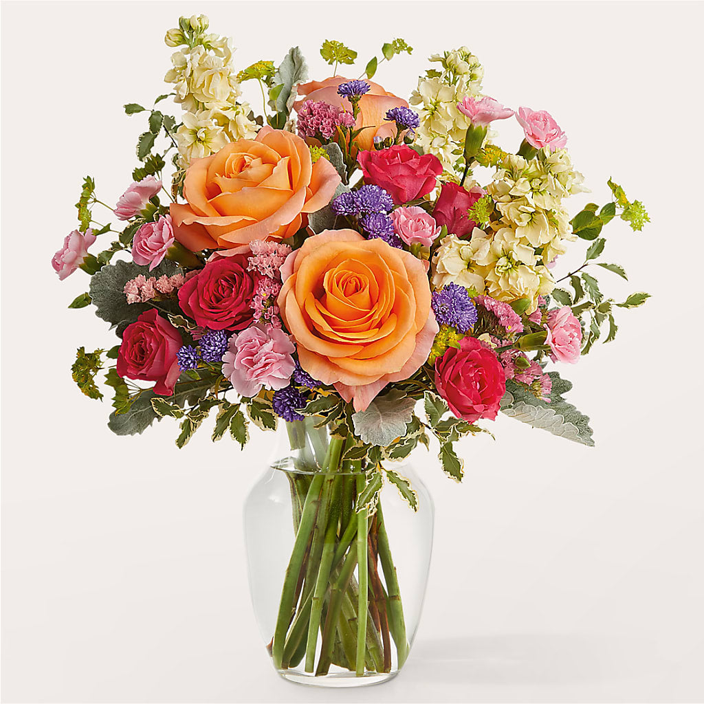 Tangerine Tango Bouquet – BUSSE AND RIECK FLOWERS PLANTS & GIFTS, Kankakee IL