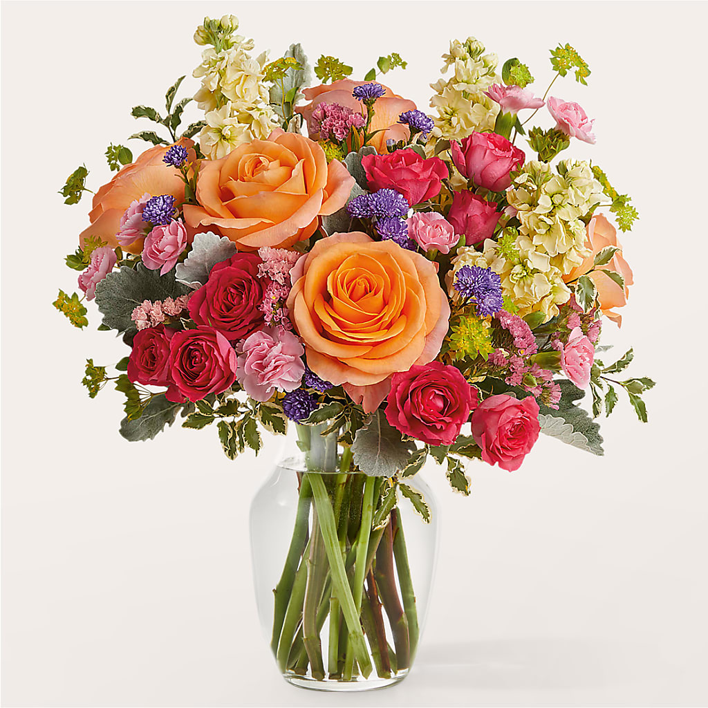Tangerine Tango Bouquet – BUSSE AND RIECK FLOWERS PLANTS & GIFTS, Kankakee IL