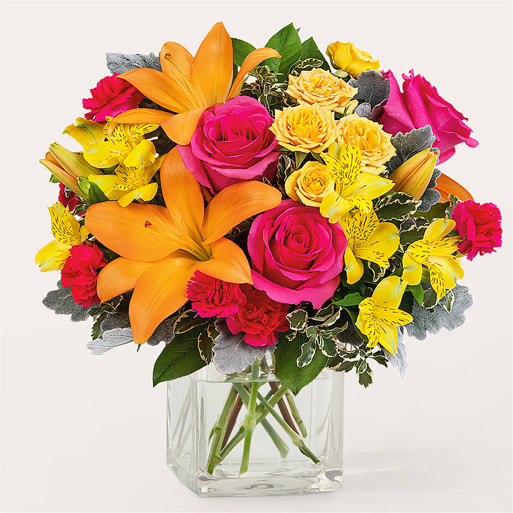 To the Tropics Bouquet – BUSSE AND RIECK FLOWERS PLANTS & GIFTS, Kankakee IL