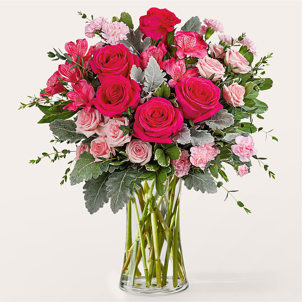 Tickled Pink Bouquet – BUSSE AND RIECK FLOWERS PLANTS & GIFTS, Kankakee IL