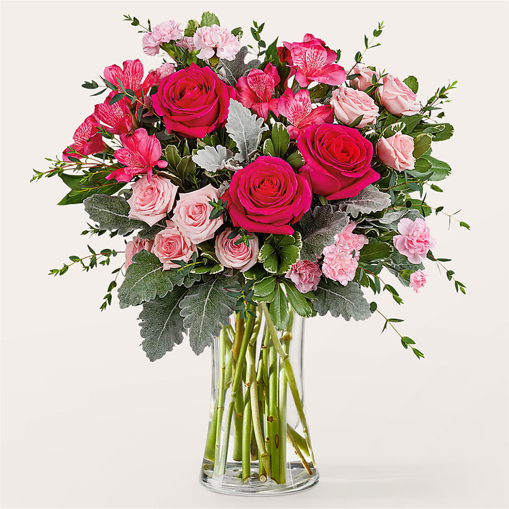 Tickled Pink Bouquet – BUSSE AND RIECK FLOWERS PLANTS & GIFTS, Kankakee IL