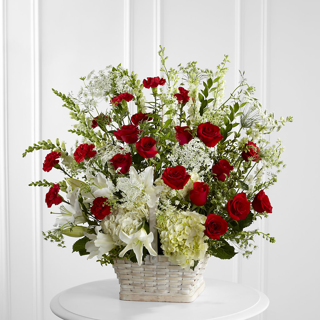 In Loving Memory Arrangement – BUSSE AND RIECK FLOWERS PLANTS & GIFTS, Kankakee IL