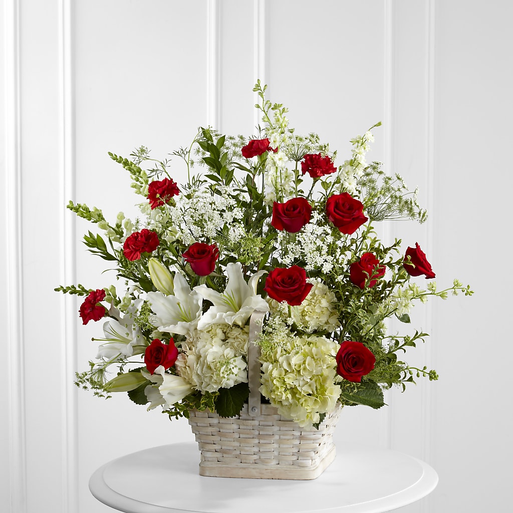 In Loving Memory Arrangement – BUSSE AND RIECK FLOWERS PLANTS & GIFTS, Kankakee IL
