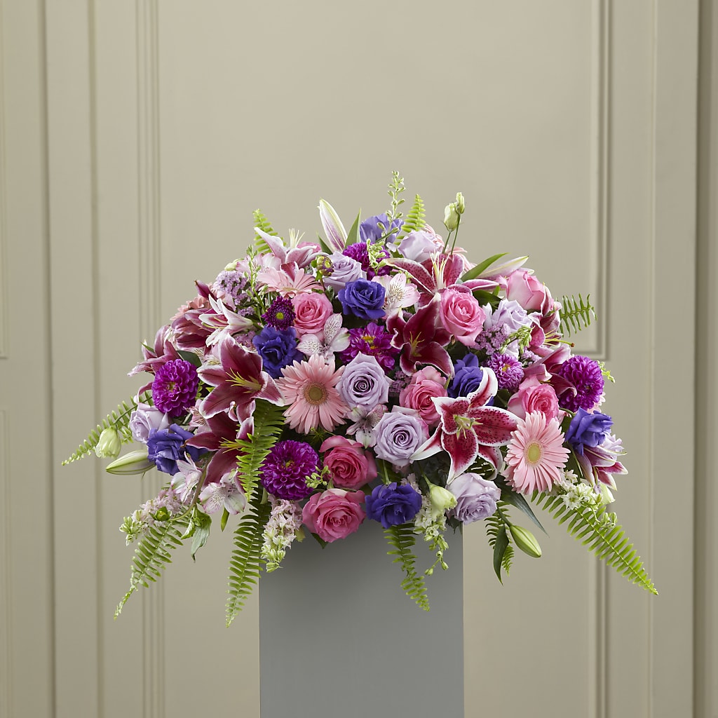 Fare Thee Well Pedestal – BUSSE AND RIECK FLOWERS PLANTS & GIFTS, Kankakee IL