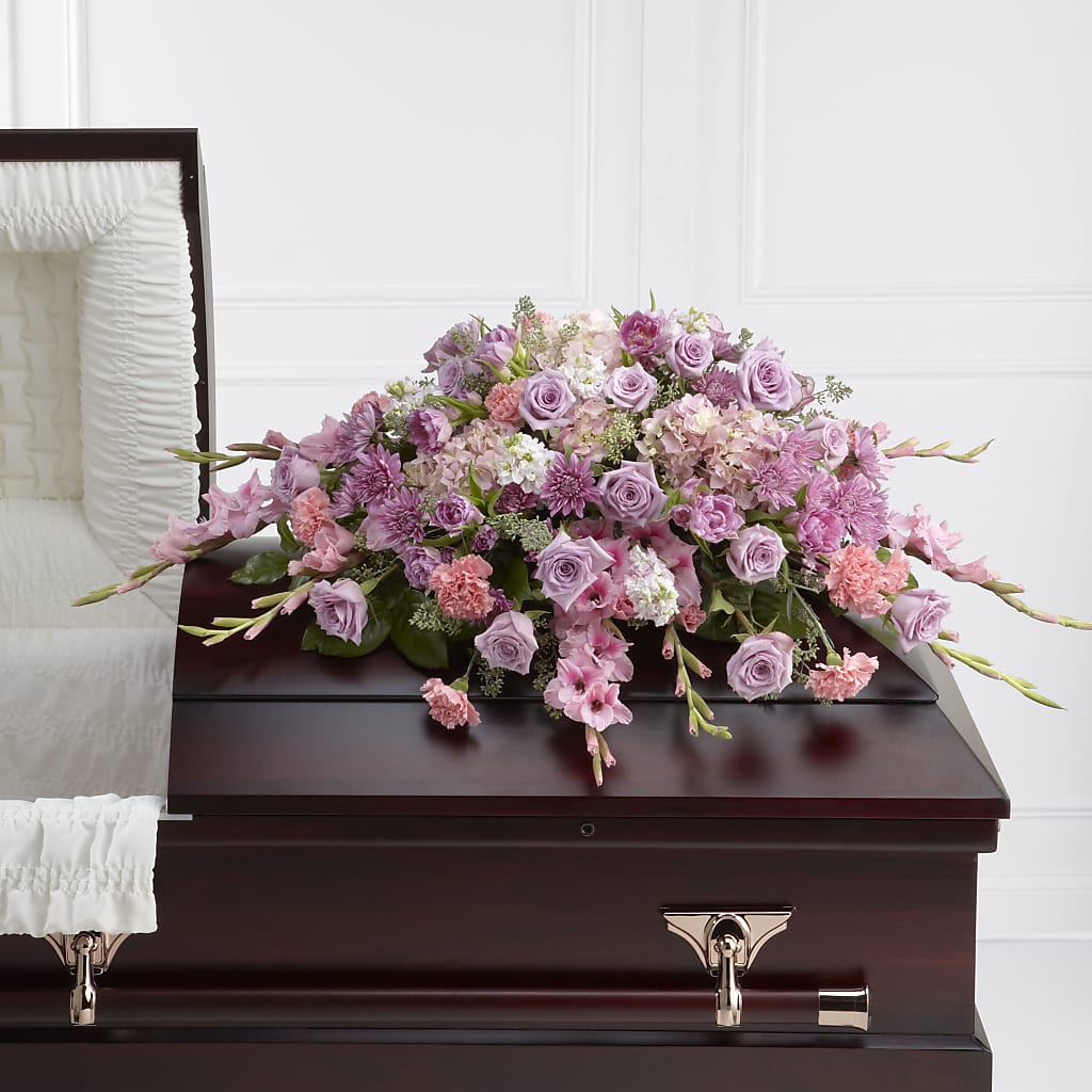 Immorata Casket Spray – BUSSE AND RIECK FLOWERS PLANTS & GIFTS, Kankakee IL