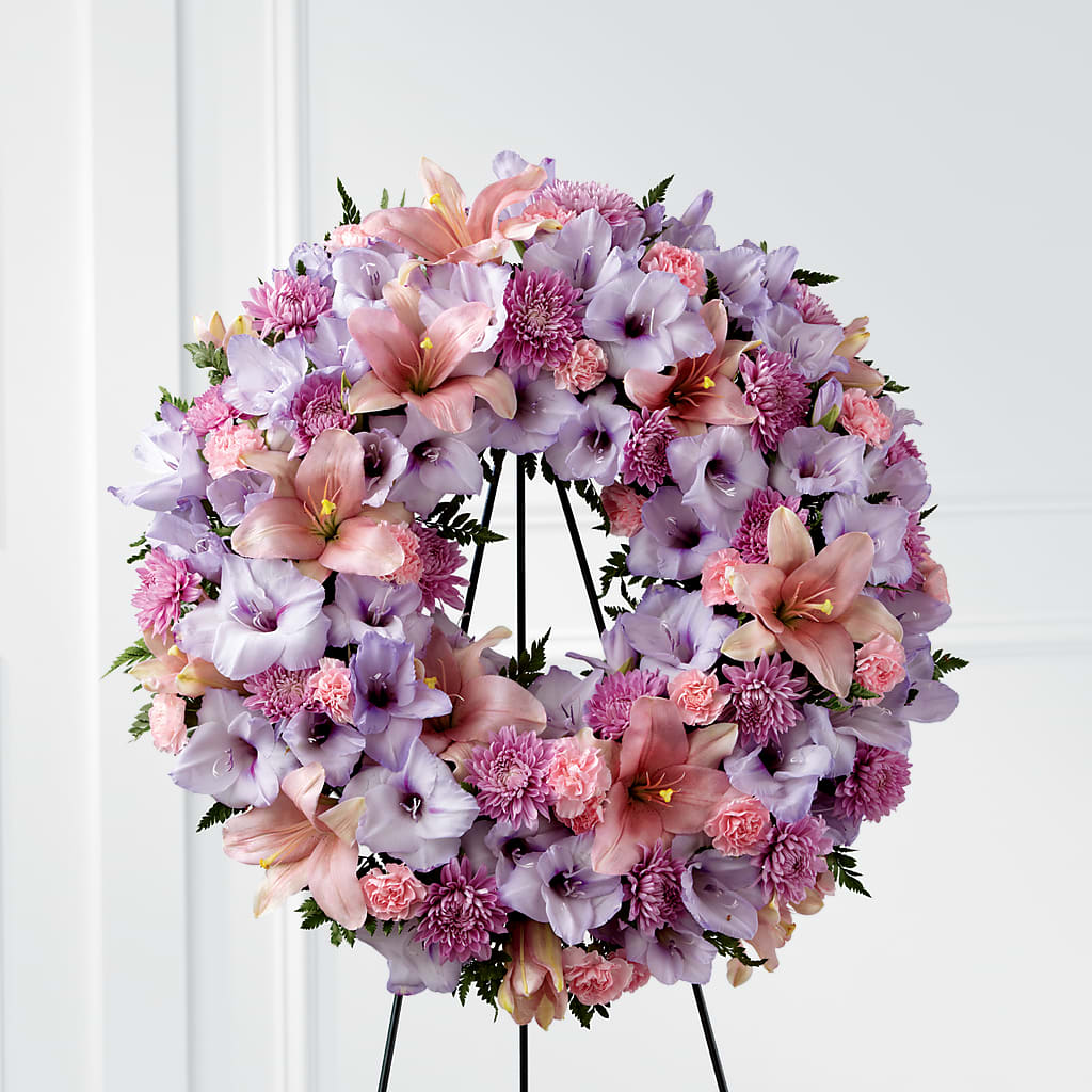 Beloved Friend Wreath – BUSSE AND RIECK FLOWERS PLANTS & GIFTS, Kankakee IL