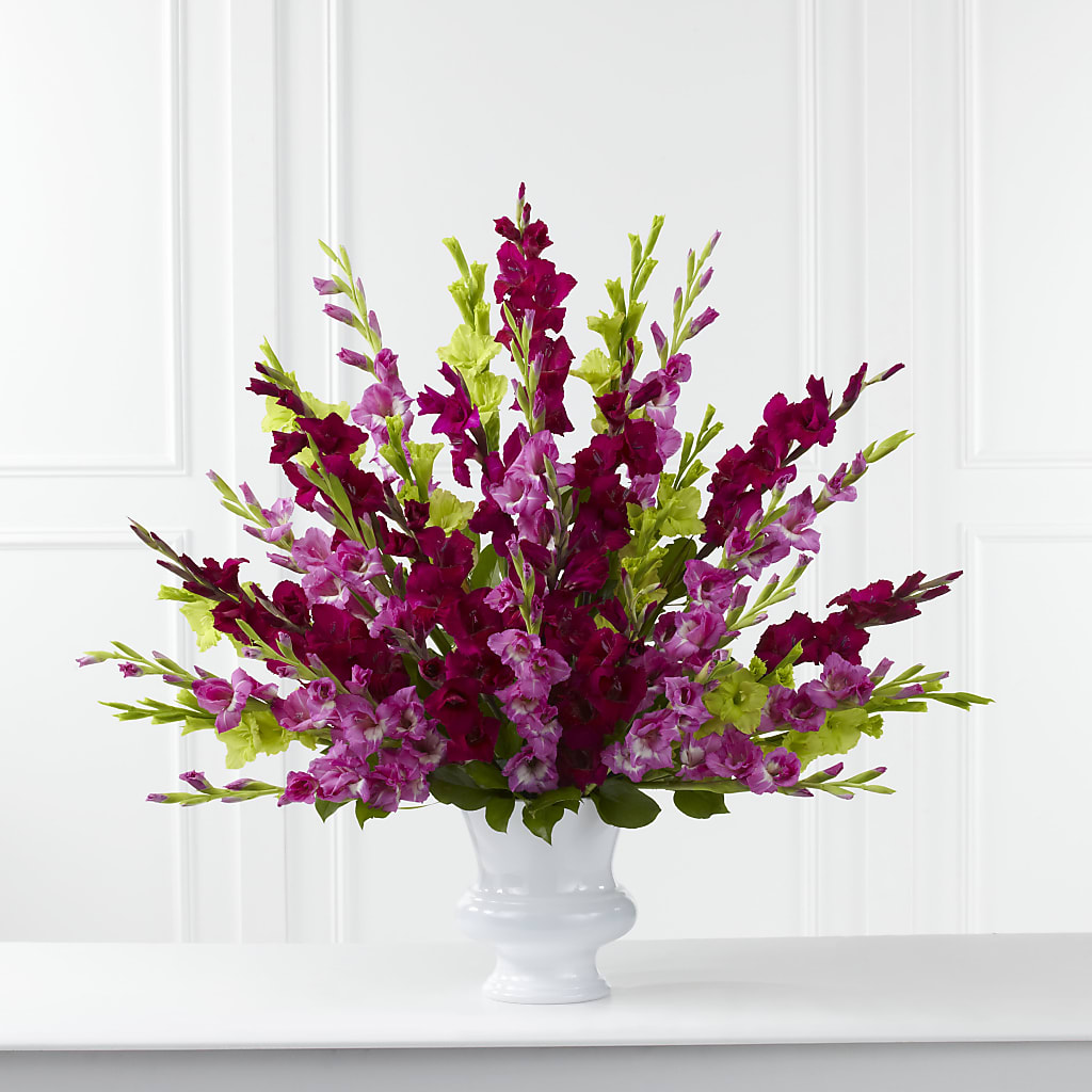 Solemn Offering Arrangement – BUSSE AND RIECK FLOWERS PLANTS & GIFTS, Kankakee IL