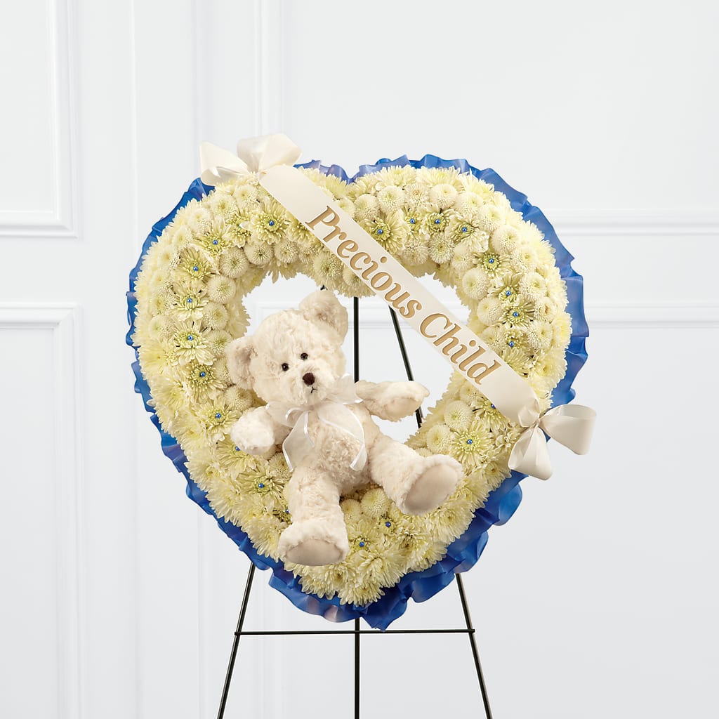 Precious Child Standing Heart – BUSSE AND RIECK FLOWERS PLANTS & GIFTS, Kankakee IL