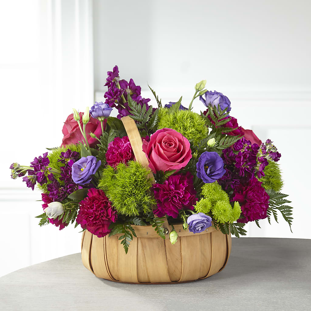 Serene Sanctuary Basket – BUSSE AND RIECK FLOWERS PLANTS & GIFTS, Kankakee IL