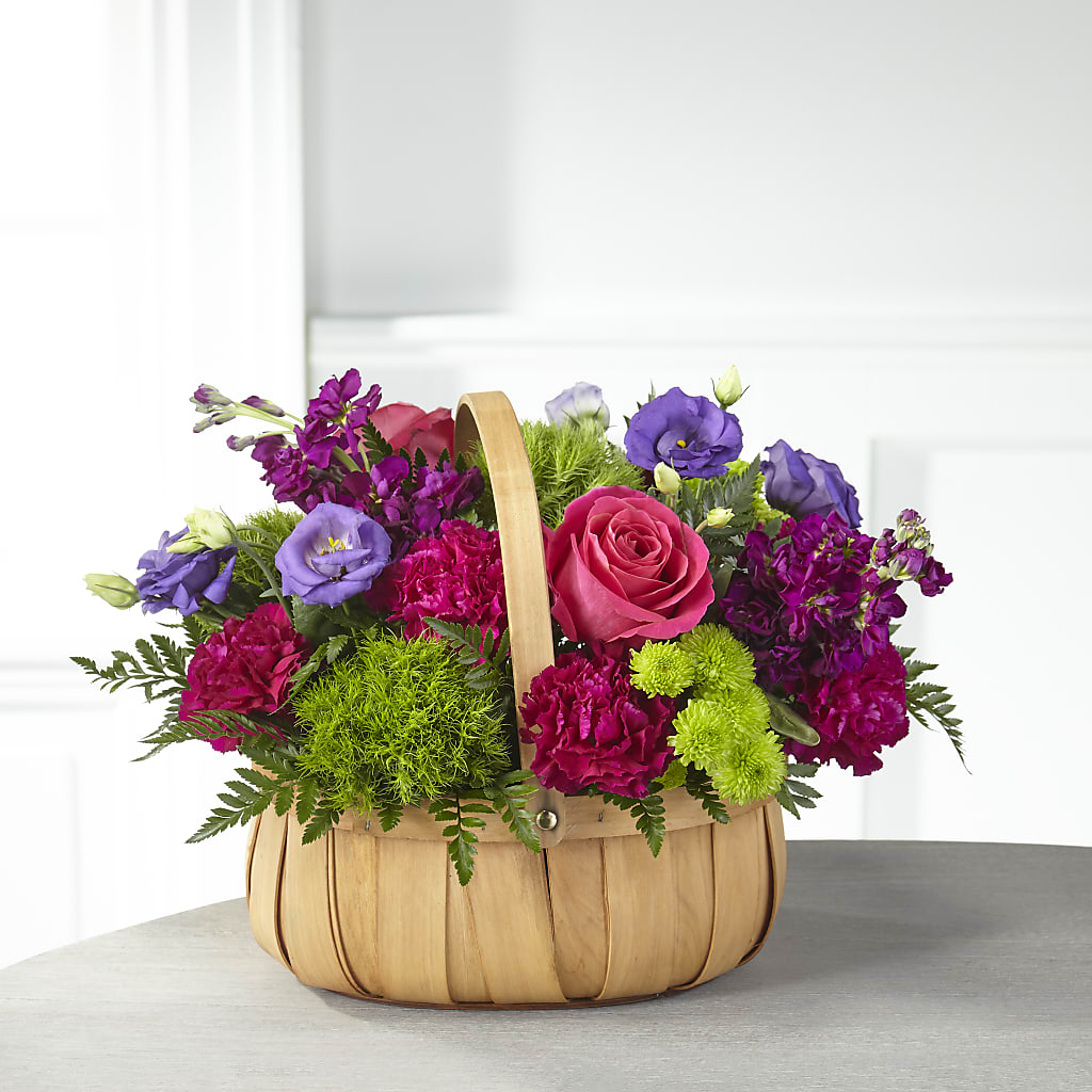 Serene Sanctuary Basket – BUSSE AND RIECK FLOWERS PLANTS & GIFTS, Kankakee IL