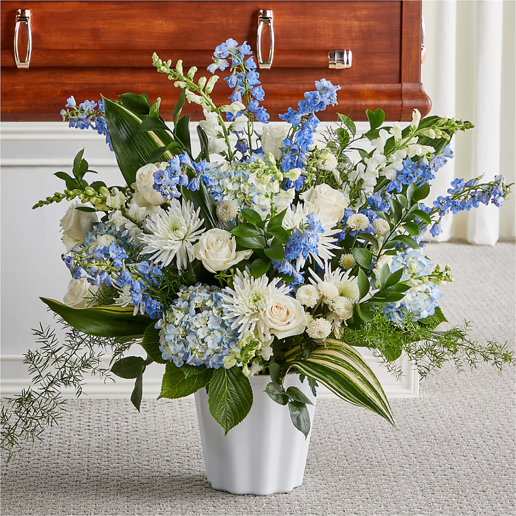 Everlasting Memories Floor Basket – BUSSE AND RIECK FLOWERS PLANTS & GIFTS, Kankakee IL