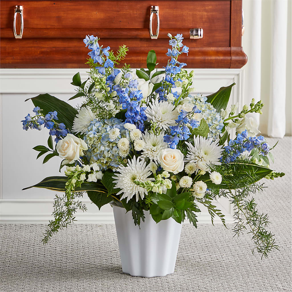 Everlasting Memories Floor Basket – BUSSE AND RIECK FLOWERS PLANTS & GIFTS, Kankakee IL