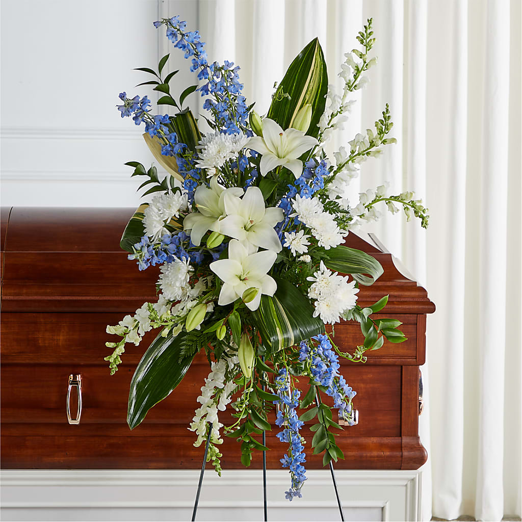 Eternal Impressions Standing Spray – BUSSE AND RIECK FLOWERS PLANTS & GIFTS, Kankakee IL