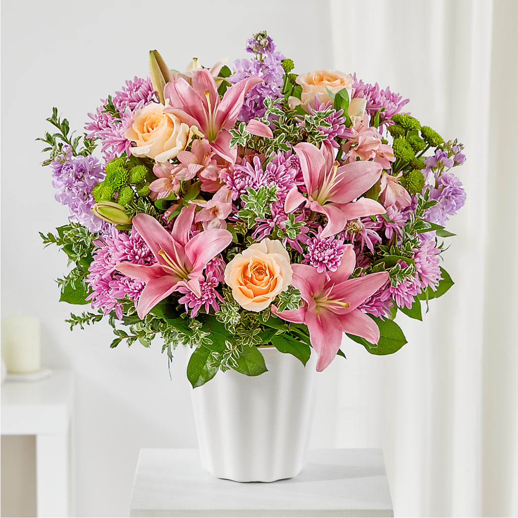 Supportive Embrace Tabletop Basket – BUSSE AND RIECK FLOWERS PLANTS & GIFTS, Kankakee IL