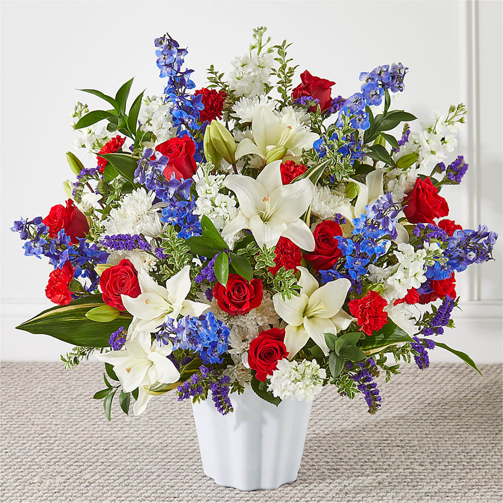 Consoled Floor Basket – BUSSE AND RIECK FLOWERS PLANTS & GIFTS, Kankakee IL