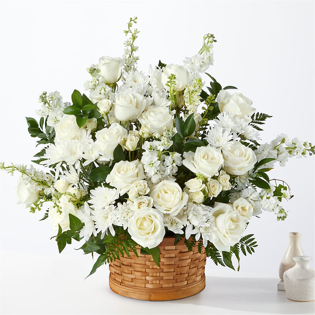 Heartfelt Condolences Arrangement – BUSSE AND RIECK FLOWERS PLANTS & GIFTS, Kankakee IL