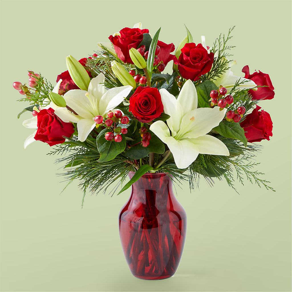 Evergreen Delight Bouquet – BUSSE AND RIECK FLOWERS PLANTS & GIFTS, Kankakee IL