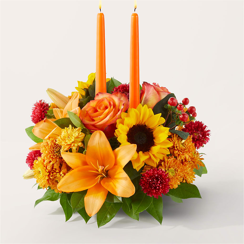 Grateful Centerpiece – BUSSE AND RIECK FLOWERS PLANTS & GIFTS, Kankakee IL