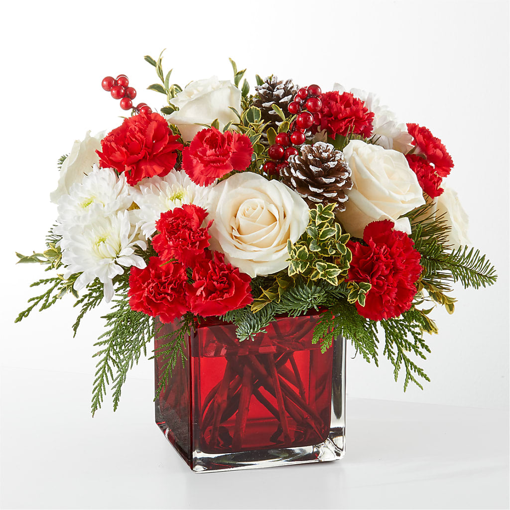 Christmas Market Bouquet – BUSSE AND RIECK FLOWERS PLANTS & GIFTS, Kankakee IL