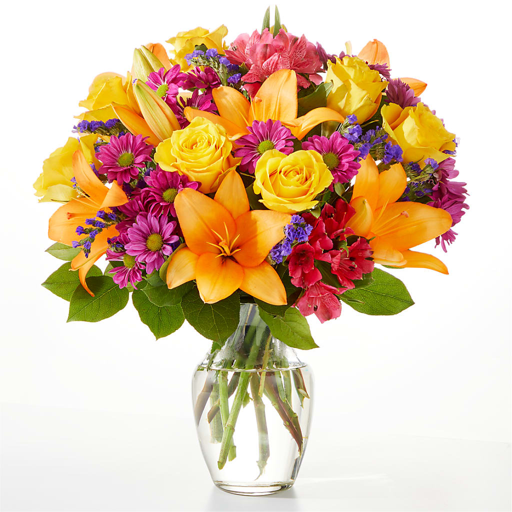 Colorful Visions Bouquet – BUSSE AND RIECK FLOWERS PLANTS & GIFTS, Kankakee IL