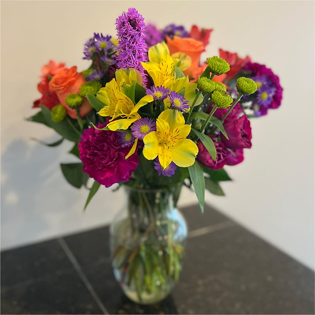 Bold & Bright – A Florist Original – BUSSE AND RIECK FLOWERS PLANTS & GIFTS, Kankakee IL