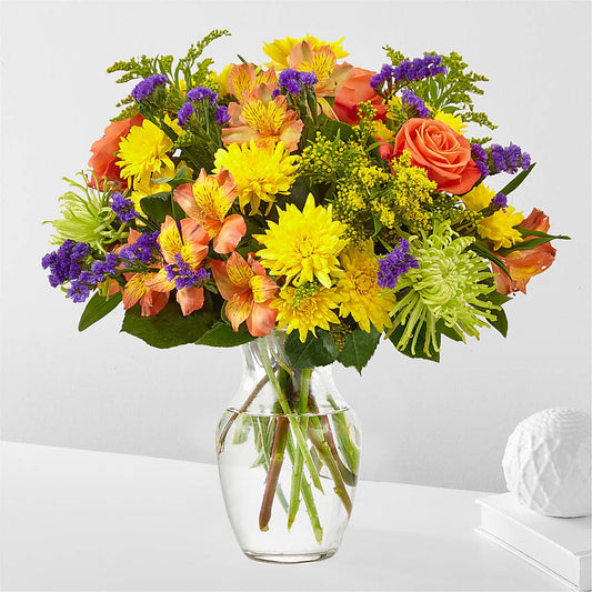 Marmalade Skies Bouquet – BUSSE AND RIECK FLOWERS PLANTS & GIFTS, Kankakee IL
