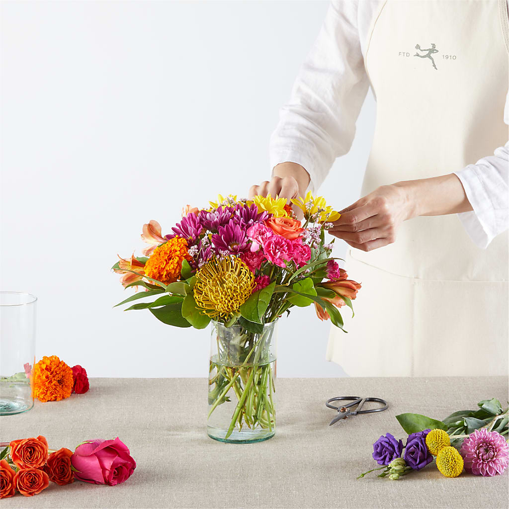 Feast of Color – A Florist Original – BUSSE AND RIECK FLOWERS PLANTS & GIFTS, Kankakee IL