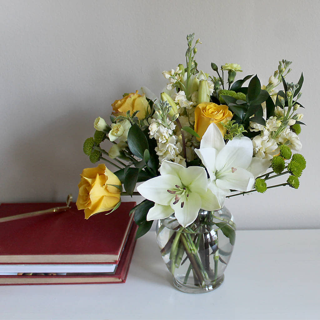 Hope & Serenity Bouquet – BUSSE AND RIECK FLOWERS PLANTS & GIFTS, Kankakee IL