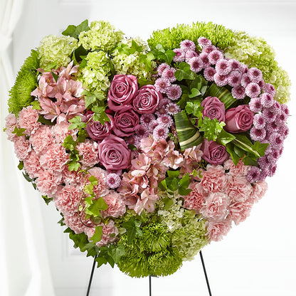 Heartwarming Standing Heart – BUSSE AND RIECK FLOWERS PLANTS & GIFTS, Kankakee IL