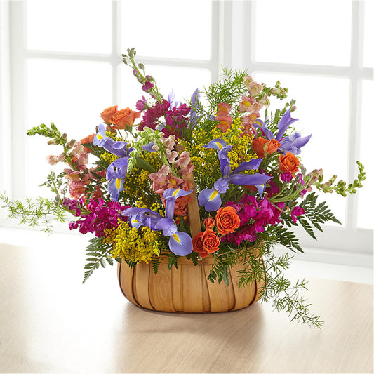 Garden of Life Basket – BUSSE AND RIECK FLOWERS PLANTS & GIFTS, Kankakee IL
