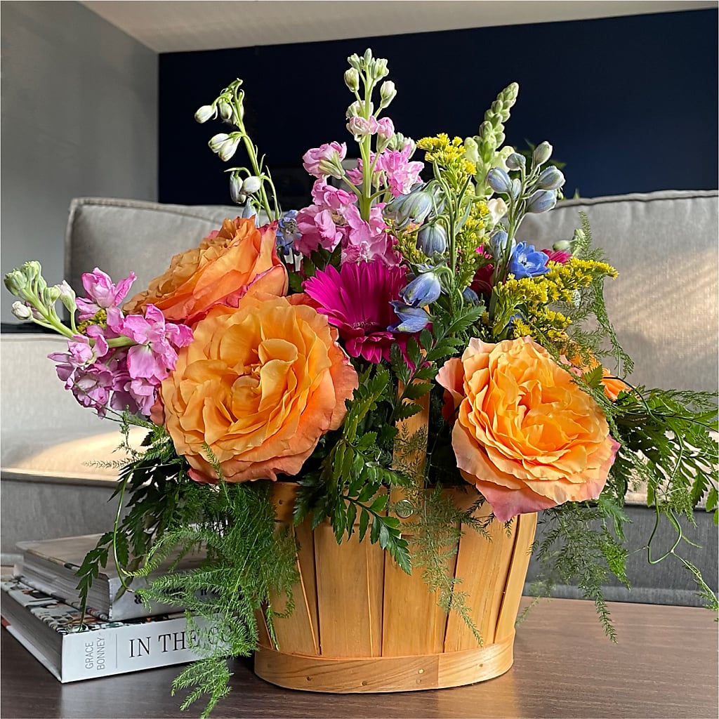 Garden of Life Basket – BUSSE AND RIECK FLOWERS PLANTS & GIFTS, Kankakee IL