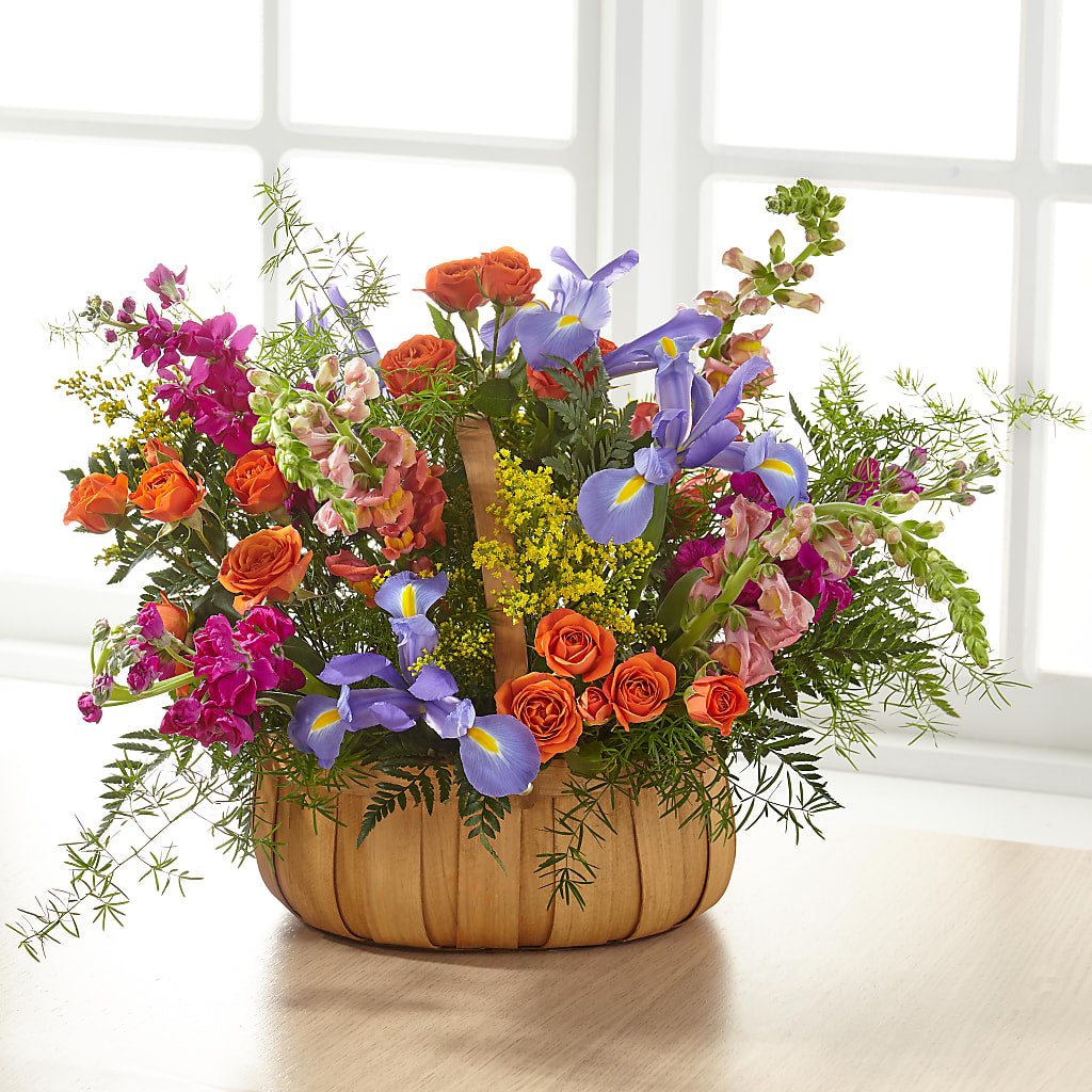 Garden of Life Basket – BUSSE AND RIECK FLOWERS PLANTS & GIFTS, Kankakee IL