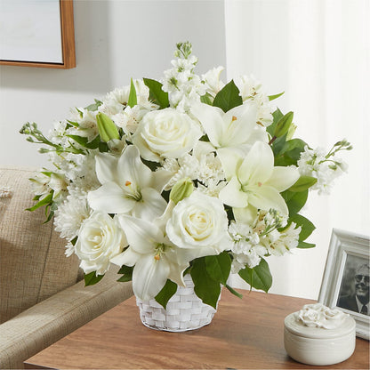 Peaceful Reflections Arrangement – BUSSE AND RIECK FLOWERS PLANTS & GIFTS, Kankakee IL