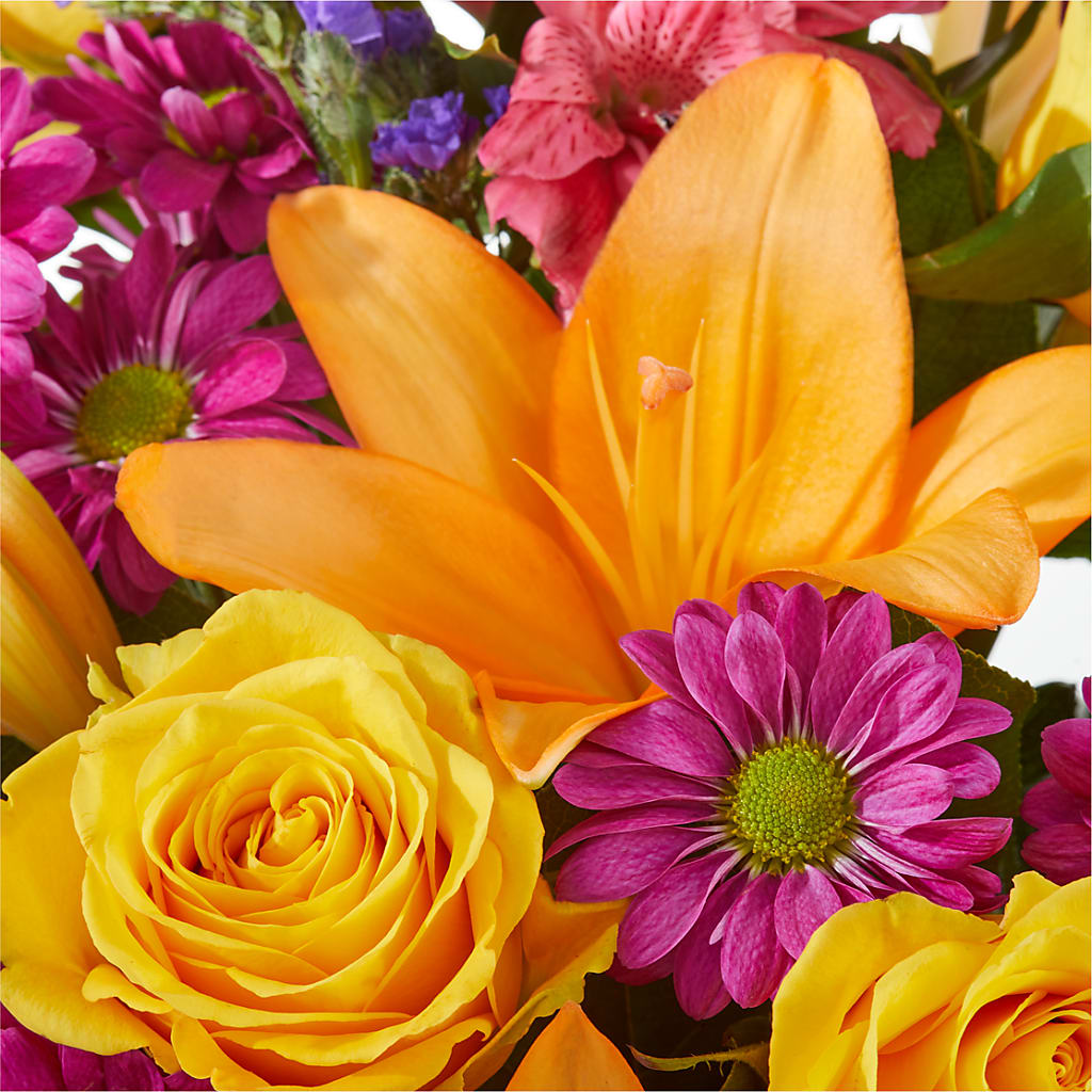 Colorful Visions Bouquet – BUSSE AND RIECK FLOWERS PLANTS & GIFTS, Kankakee IL